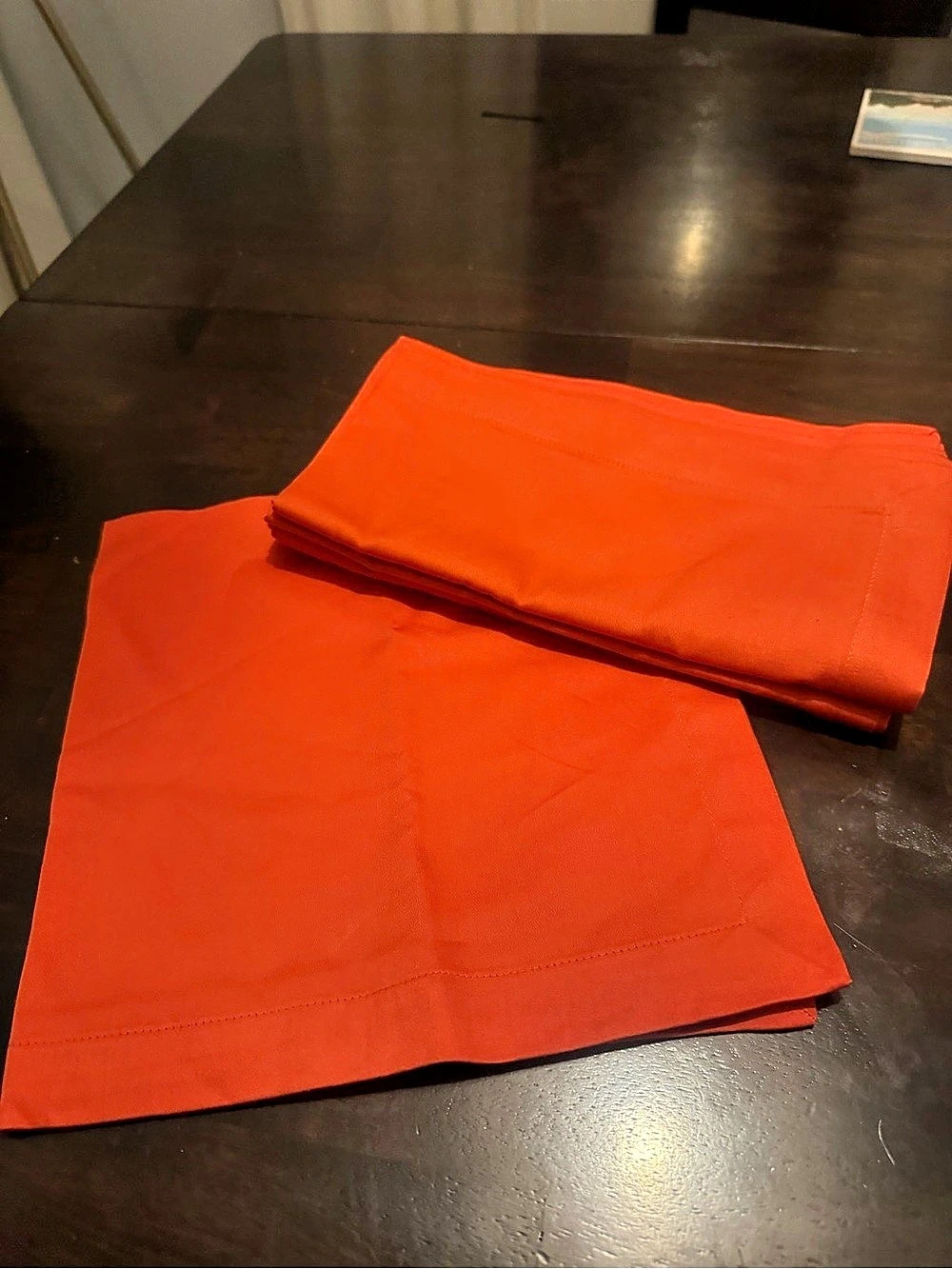 Crate & Barrel Fete Napkin Fete Orange Napkin